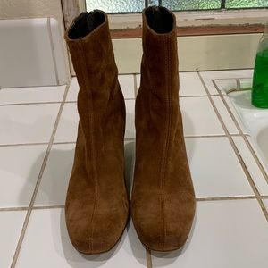 Free People suede booties